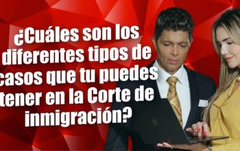 ¿Cuáles son los diferentes tipos de casos que tu puedes tener en la Corte de Inmigración?